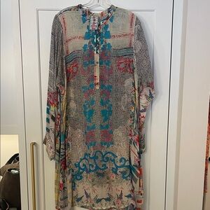 Johnny Was Multicolor Bohemian Dress